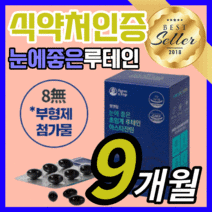 식약처 인증 초임계 루테인 아스타잔틴 초인계 루태인 누태인 류테인 후테인 아스터잔틴 아스티잔틴 어스타잔틴 아스트잔틴 건조한 침침한 눈 시력 피로 관리 에좋은 식약청 인정 영양제, 270캡슐(9개월)