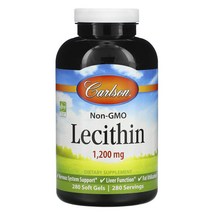 칼슨랩스 레시틴 1200mg Lecithin 래시틴 280 소프트젤 ﻿