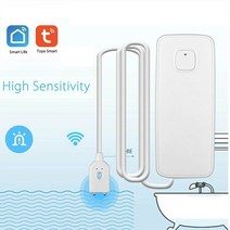 수도누수탐지기 물경보 센서 WiFi 누수 감지기 오버플로 TUYA/Smart life의 원격 모니터 알림, 한개옵션0