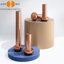 1004030pcs M1.5 M2 M2.5 M3 M4 M5 M6 M8 하프 라운드 헤드 캡 구리 솔리드 리벳 핸드 노크 버튼 황동, 40mm, M4 20Pcs