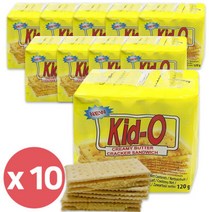 키도 크리미 버터향 크래커 샌드 120g x 10개/오트밀, 10개