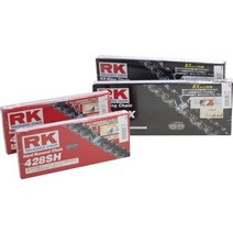rk bl520r-xw 110l 블랙 도금 드라이브 체인 오토바이 드라이브트레인 체인 스프라켓, 카시메 조인트, 표준강철