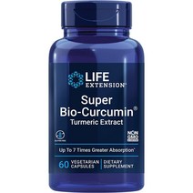 라이프익스텐션 슈퍼 바이오 커큐민 400mg 60캡슐, 1개, 60 베지테리언 캡슐