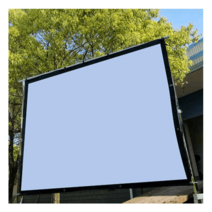 초대형 HD 커튼형 빔프로젝터 스크린 200인치, 200인치 4l3 4x3m