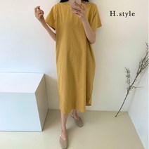 [에이치스타일] [H스타일](OP)린넨세라원피스
