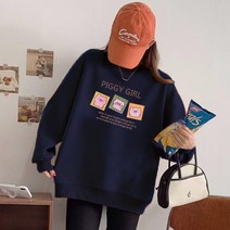IDT 롱맨투맨 기모 티셔츠 오버핏 빅사이즈 맨투맨 티셔츠/후드티/기모맨투맨/맨투맨티