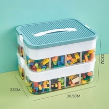 레고 빌딩 베이스 플레이트 뚜껑이 있는 조정 가능한 호환 보관 컨테이너 튼튼한 장난감 운반 케이스 벽, 02 2 layer Green