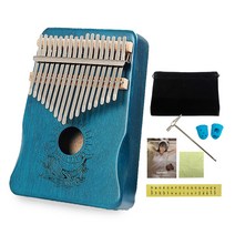 [빌리네집] 국민 칼림바 17음계 엄지피아노 손가락피아노 핸드메이드 디자인 kalimba, 04.청록고래