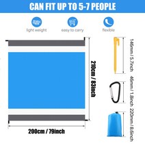 방수 포켓 비치 담요 접이식 캠핑 매트 매트리스 휴대용 경량 매트 야외 피크닉 매트 샌드 비치 매트