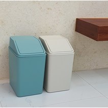 더 편안한 종량제 휴지통 다용도 인테리어 쓰레기통 10L 20L, [10L-원형] 레드