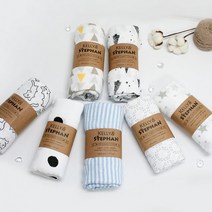 120*120 빅사이즈 대형 프리미엄 오가닉 코튼 블랭킷 이중거즈 유아이불 속싸개 겉싸개 담요