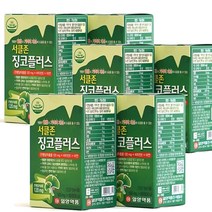 일양약품 서클존 징코플러스 60정 1박스 2박스 3박스, 6개