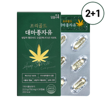 담을수록 프리골드 대마종자유, 30정, 3박스