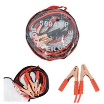 500AMP) 방전된 차량 배터리 충전 시동 걸기 점핑 비상 상비용 자동차 케이블