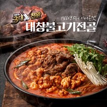 [진미식육식당] 대구 대창불고기전골 백종원 3대천황 간편식 밀키트 캠핑, 350g, 1.5인분