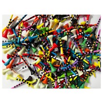 골프티 플라스틱 롱티 미들티 드라이버티, 롱티(83mm) (10입/색상랜덤)