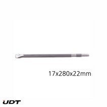 UDT 육각플랫치즐 17x280x22mm, 1개