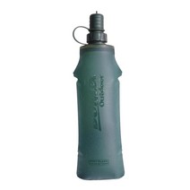 체육관 등산 배낭용 250/500ml 물병 접을 수 있는 플라스크, 녹색, 500ml, TPU, 1개
