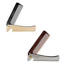 바버샵 클랙식 남자빗 접이식 남자헤어브러쉬 ARC-170, 실버브라운, 1개