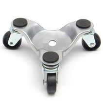 Transportation4Pcs 이동 가구 도구 운송 시프터 휠 슬라이더 리무버 롤러 헤비 듀티 하우스 도우미 집, 은