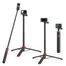 주닉스 UURIG TP-03 유튜브 스포츠 카메라 삼각대 셀카봉