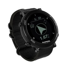 다이빙 컴퓨터 장비 스킨스쿠버 시계 스쿠버 다이버 프리다이빙 디지털 수심 스마트 기압계 방수 미터, 블랙(나일론밴드-충전식)