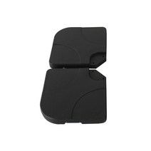 더블탑 폴딩 파라솔 2700(베이스별매 파라솔커버별매), 1개, 콘크리트 베이스 2조각_50kg