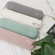 마이룸엔 물고기 경추 끈 목 메밀베개 경추베개, 물고기 경추 끈_아이보리