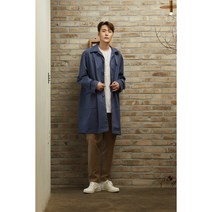 [리코브] 오버사이즈 트렌치 맥코트 남여공용/싱글하프코트/면스판소재 가성비최고 퀼리티좋은 봄코트