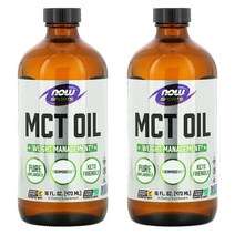 (2PACK)나우푸드 스포츠 MCT 오일 무맛 16 fl oz(473 ml), 2PACK, One Size