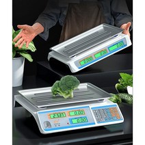 전자저울 30Kg계량 상점 중량 실외 화이트색 베이크 가격표시저울 충전식 상업용 전자식 저울, T21-A29-K귤색 업그레이드타입 30kg(3가지용도