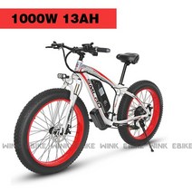 전기 자전거 오프로드 ebike 26inch 4.0 지방 타이어 E Bike 1000W, 3-1000W 13Ah