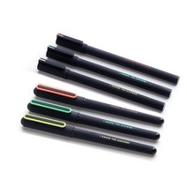 토토만 예쁜글씨 0.5mm 잉크펜 젤 펜 문구 학용품 사무용품, 1개, 네온사인(타원) 형광