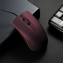 무선 무소음 게이밍 버티컬 마우스 M20 유선 1200dpi 컴퓨터 사무실 매트 블랙 USB 게임 PC 노트북 미끄럼 방지 게이머, 보라색