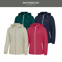 [봄가을용]김영주스포츠 여성 스판 후드 점퍼 WJ2702