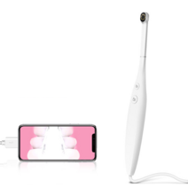 구강건강관리 LED 조명 라이트 치과 치아 구강 검사 카메라 내시경 A, 유선형 100만 화소