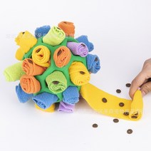 하늘별 강아지장난감 반려견 스니핑 볼 퍼즐 대화형 장난감 휴대용 애완 동물 스너플 훈련 교육용 슬로우, 06 2_01 20x20x20cm