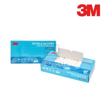 3M 니트릴위생장갑 프리미엄 다목적 위생 50매입, 프리미엄 니트릴장갑 M, 1개, 50개입