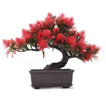 인조 조화 소나무 분재 A타입 컬러 인조나무 인테리어 장식 소품 CN-7100, 핑크, 1개