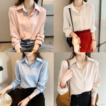 기본 블라우스 쉬폰 URD-096