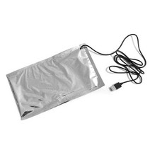 온열머그컵워머 usb가열받침USB 온도 조절기 보온 플레이트 점심 가방 우유 병 도시락 DIY 히터 패드 따뜻, 01 Silver