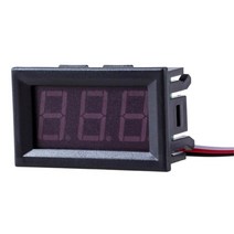 1pc DIY 미니 전압계 테스터 디지털 전압 테스트 배터리 DC 0 30V 0 3, DC 100V 빨간색