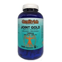 퀄리티랩 100% 조인트 골드 글루코사민 MSM 영양제 Joint Pain 300 캡슐 - 약 3개월분