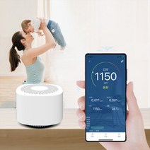 복합가스 측정기 가스 탑기기 산소농도 TVOC 대기 질 모니터 Co2 센서 미터 HCHO 감지기 포름 알데히드 이산화탄소 테스터 온도 분석기, 한개옵션0