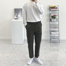 남자 카고 구르카 퍼티그 팬츠 배정남 허벅돼 백 흰 테크웨어 크림진 여름전술바지 건빵바지 포켓바지