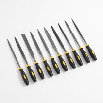 엠케이유통 야스리 세트 (96509) 평판 반달 원형 삼각 사각 타원 뾰족 야슬이 연마봉 쇠줄 금속 석재 철 플라스틱, 1개