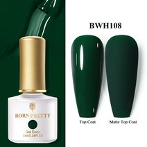 매니큐어 BORN PRETTY-가을 시리즈 젤 네일 폴리쉬 60 색 오렌지 옐로우 컬러 UV 바니시 아트 디자인, [28] BWH108