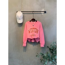 씨샵인더룸 / 웨스턴 빈티지 프린팅 크롭 맨투맨 3color