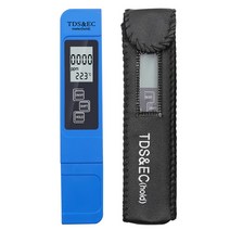 EC TDS 지하수수질검사 수족관 정수기 수돗물 측정기, 수질 테스트 펜 블루