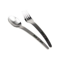 부비베어 커브 아동 스푼+포크 2종 4세트, 부비베어 커브 아동 스푼+포크 2